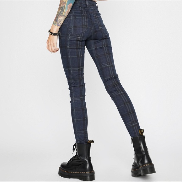 Dolls Kill Cute But Cray Plaid Pant - Picture 3 of 6